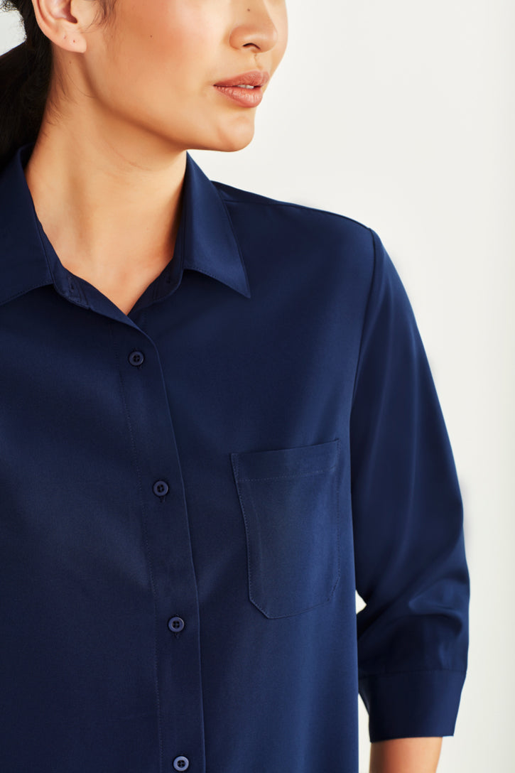 CS951LT - Biz Care - Womens Florence Plain 3/4 Sleeve Shirt