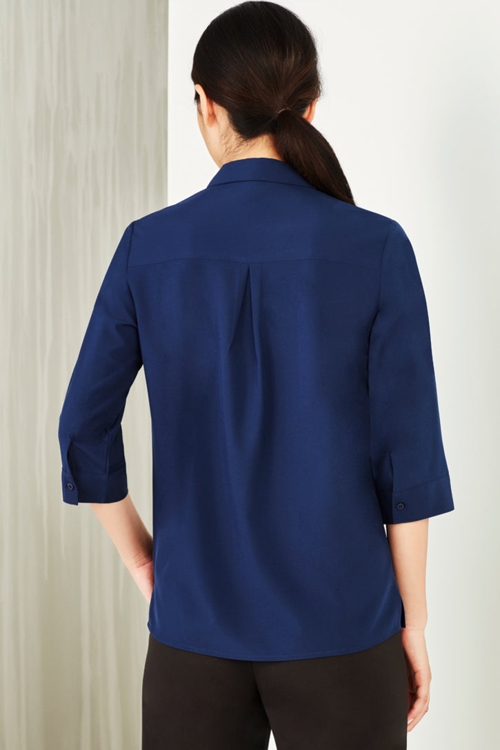 CS951LT - Biz Care - Womens Florence Plain 3/4 Sleeve Shirt