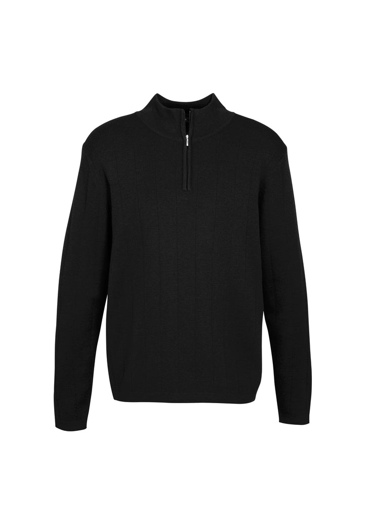 WP10310 - Biz Collection - Mens 80/20 Wool-Rich Pullover | Black