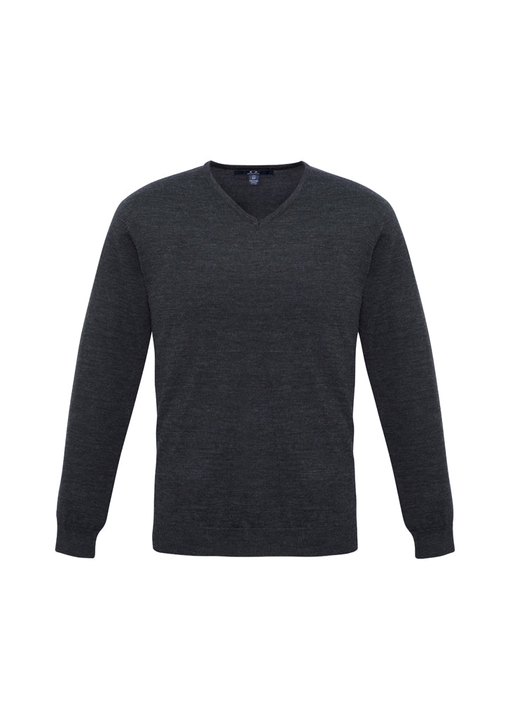 WP417M - Biz Collection - Mens Milano Pullover | Charcoal