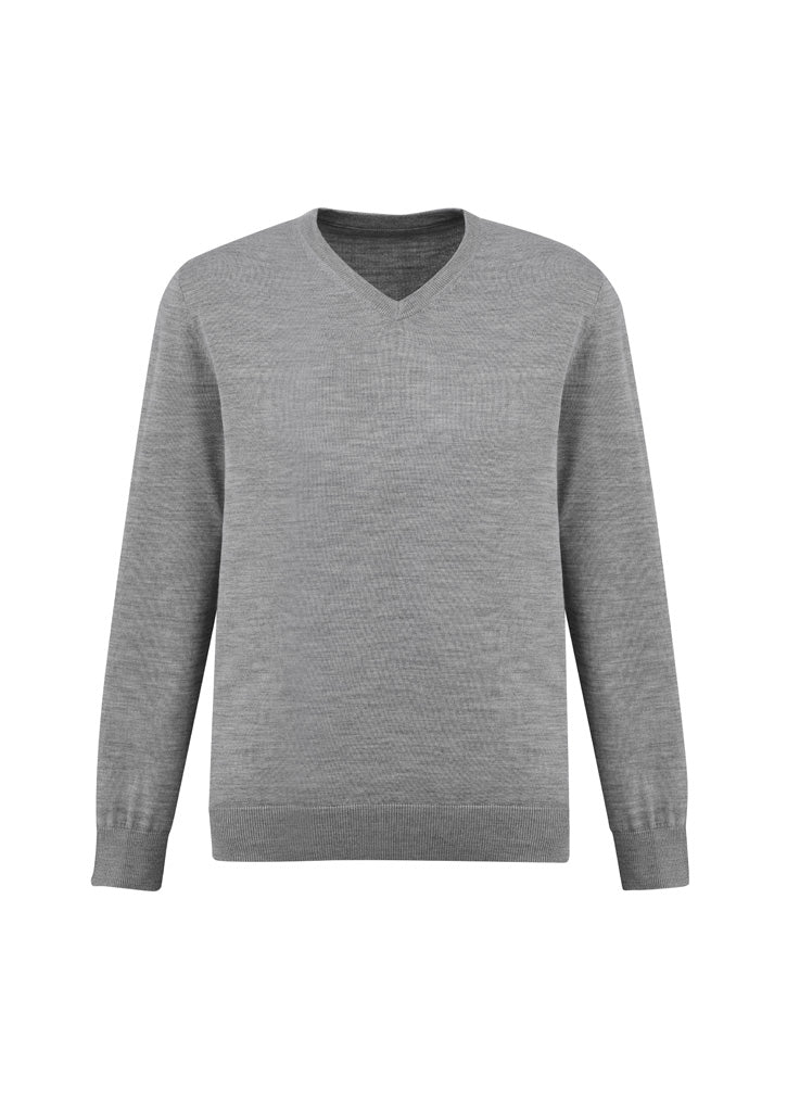 WP916M - Biz Collection - Mens Roma Knit Pullover | Silver