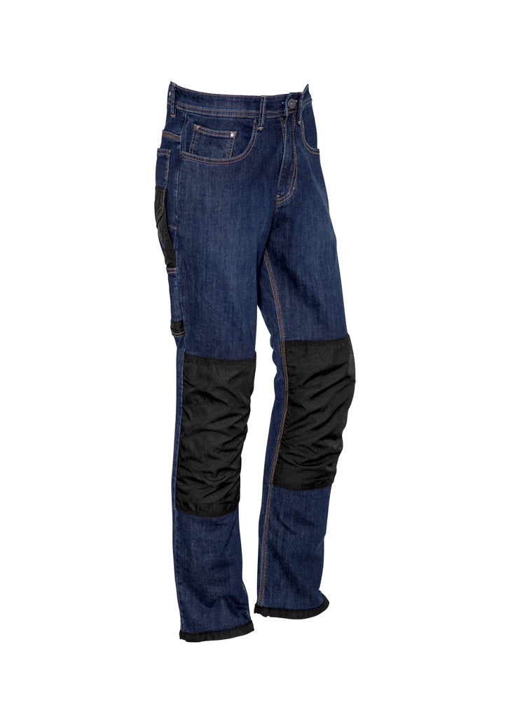 ZP508 - Syzmik - Mens Heavy Duty Cordura® Stretch Denim Jeans | Blue Denim