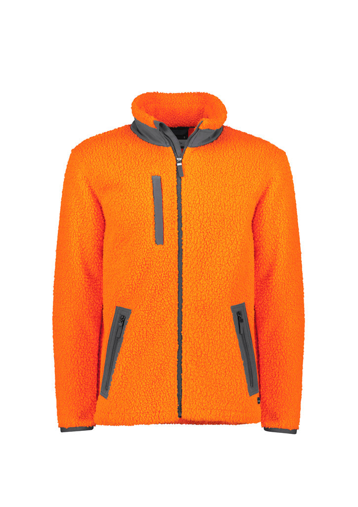 ZT285 - Syzmik - Unisex Streetworx Full Zip Sherpa Fleece | Orange