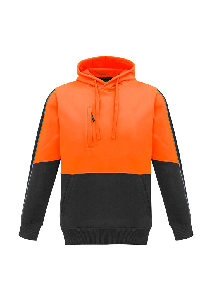 ZT484 - Syzmik - Unisex Hi Vis Pullover Hoodie | Orange/Charcoal