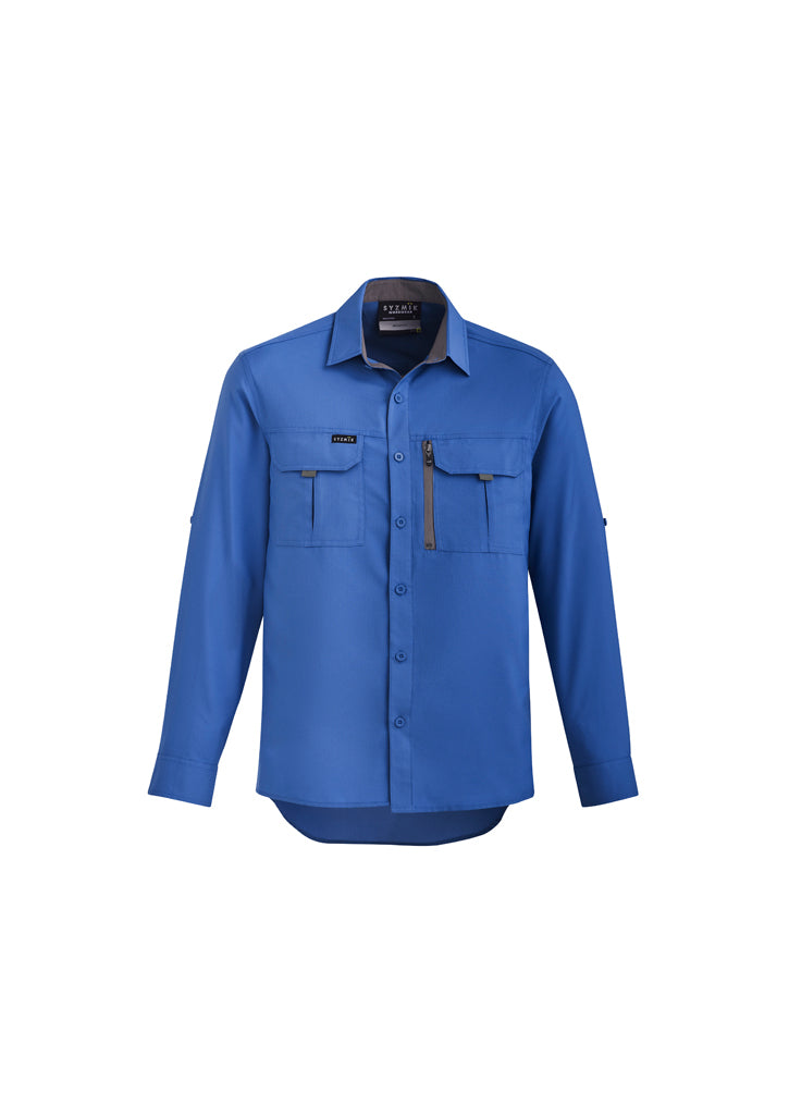 ZW460 - Syzmik - Mens Outdoor L/S Shirt | Blue