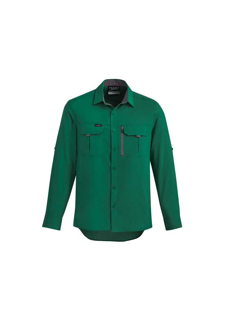 ZW460 - Syzmik - Mens Outdoor L/S Shirt | Green