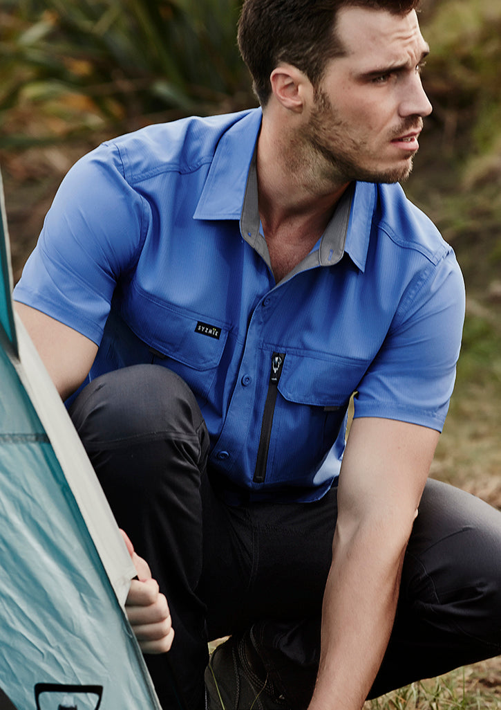ZW465 - Syzmik - Mens Outdoor S/S Shirt