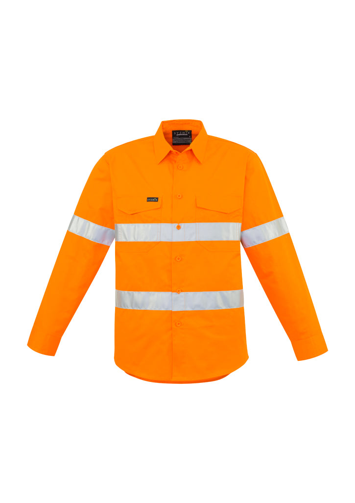 ZW640 - Syzmik - Mens Hi Vis Hoop Taped Shirt | Orange