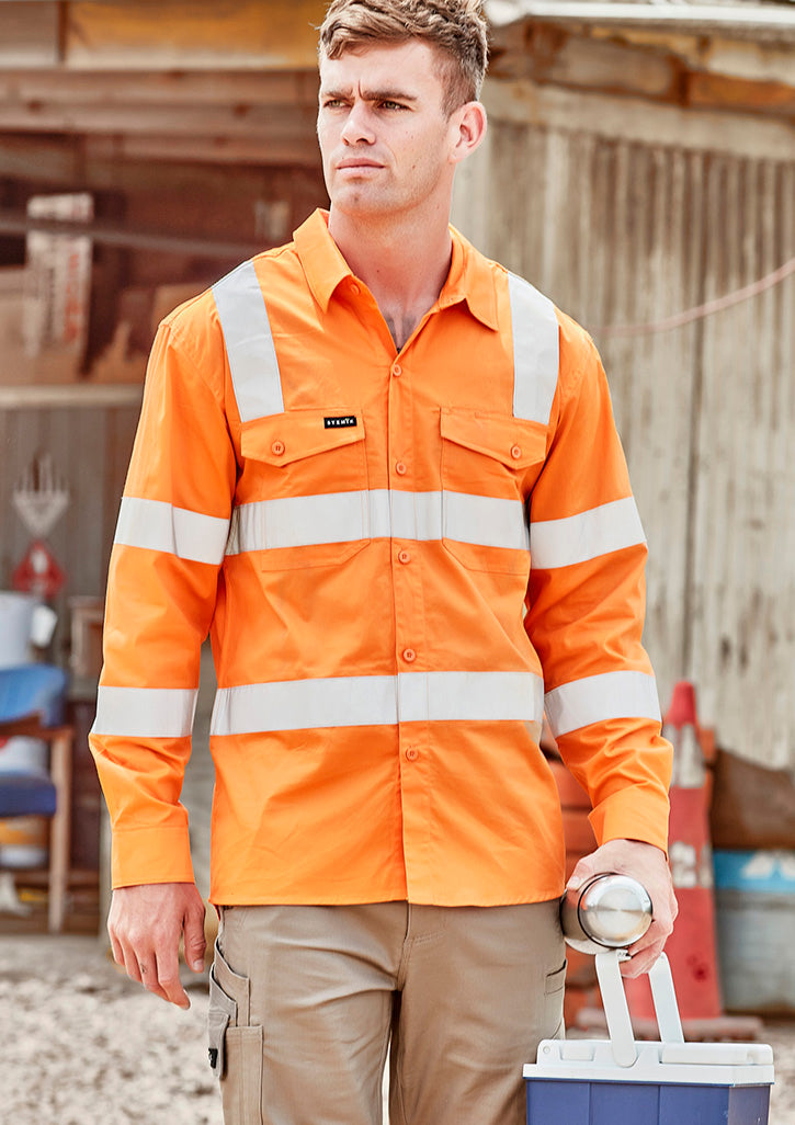ZW680 - Syzmik - Mens Bio Motion Vic Rail Shirt