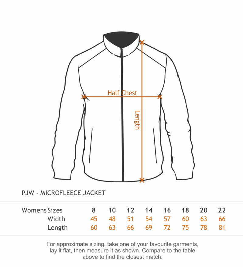PJW- Cloke - Microfleece Jacket - heavyweight 340g - Ladies