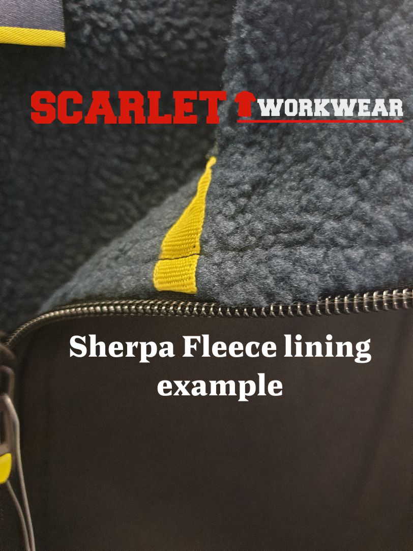 BK6925 - Bisley - Zipped Trades Hoodie with Sherpa Fleece Lining (570gsm) - Clearance