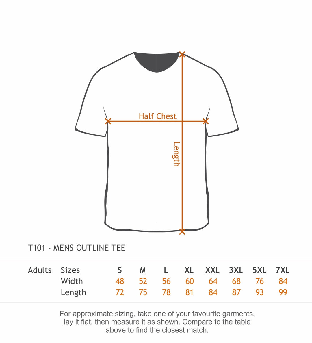 T101 - Cloke - Outline Tee - 185gsm Cotton - Painters colours