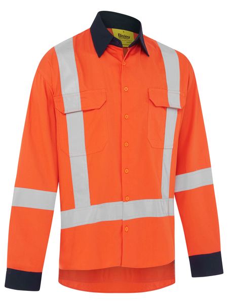 BS6248XT - Bisley - TTMC X Taped Hi-Vis Cool Lightweight Drill Shirt