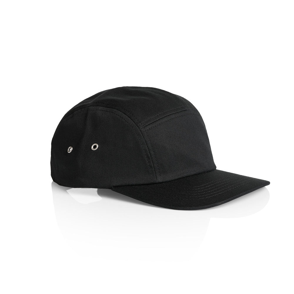 1103 - AS Colour - Finn Five Panel Cap Black