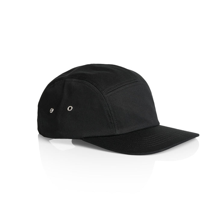 1103 - AS Colour - Finn Five Panel Cap Black
