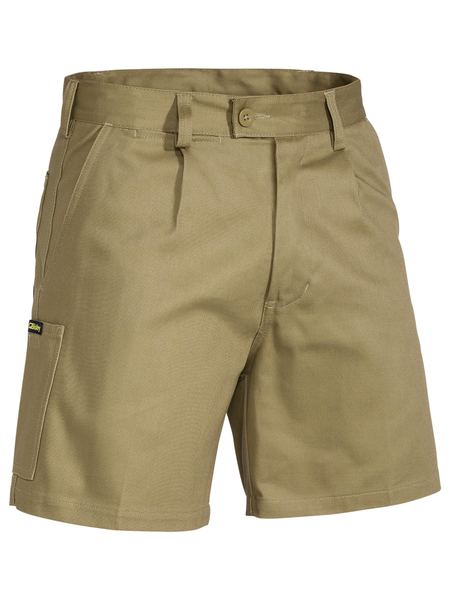 BSH1007 - Bisley - Cotton Drill Work Short Khaki