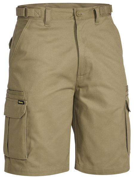 BSHC1007 - Bisley - Original 8 Pocket Cargo Shorts Khaki