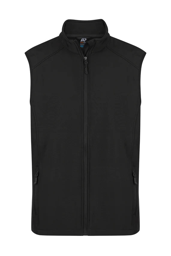 1529 - Aussie Pacific - Selwyn Mens Vest Black 