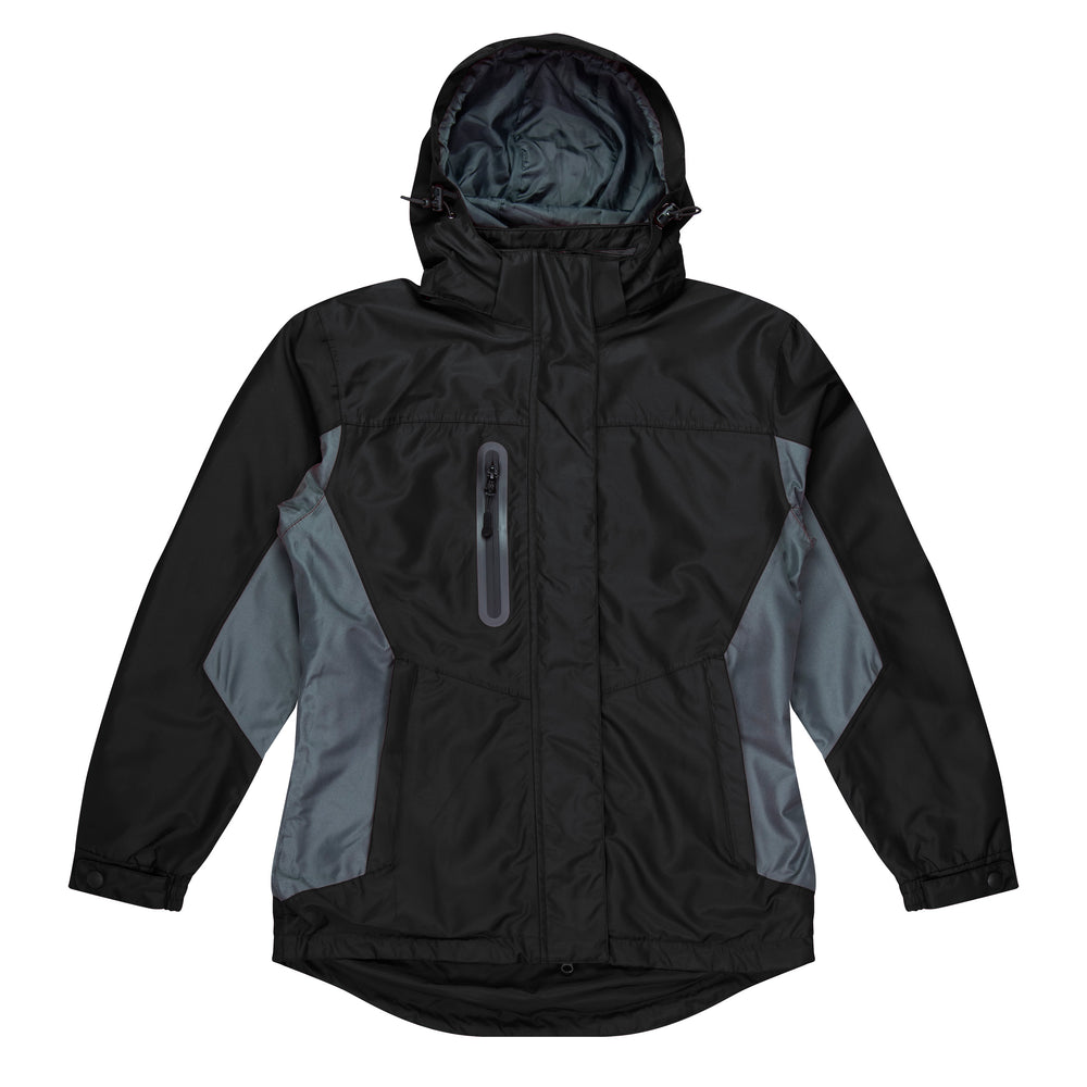 2516 - Aussie Pacific - Sheffield Ladies Jacket Black/Slate