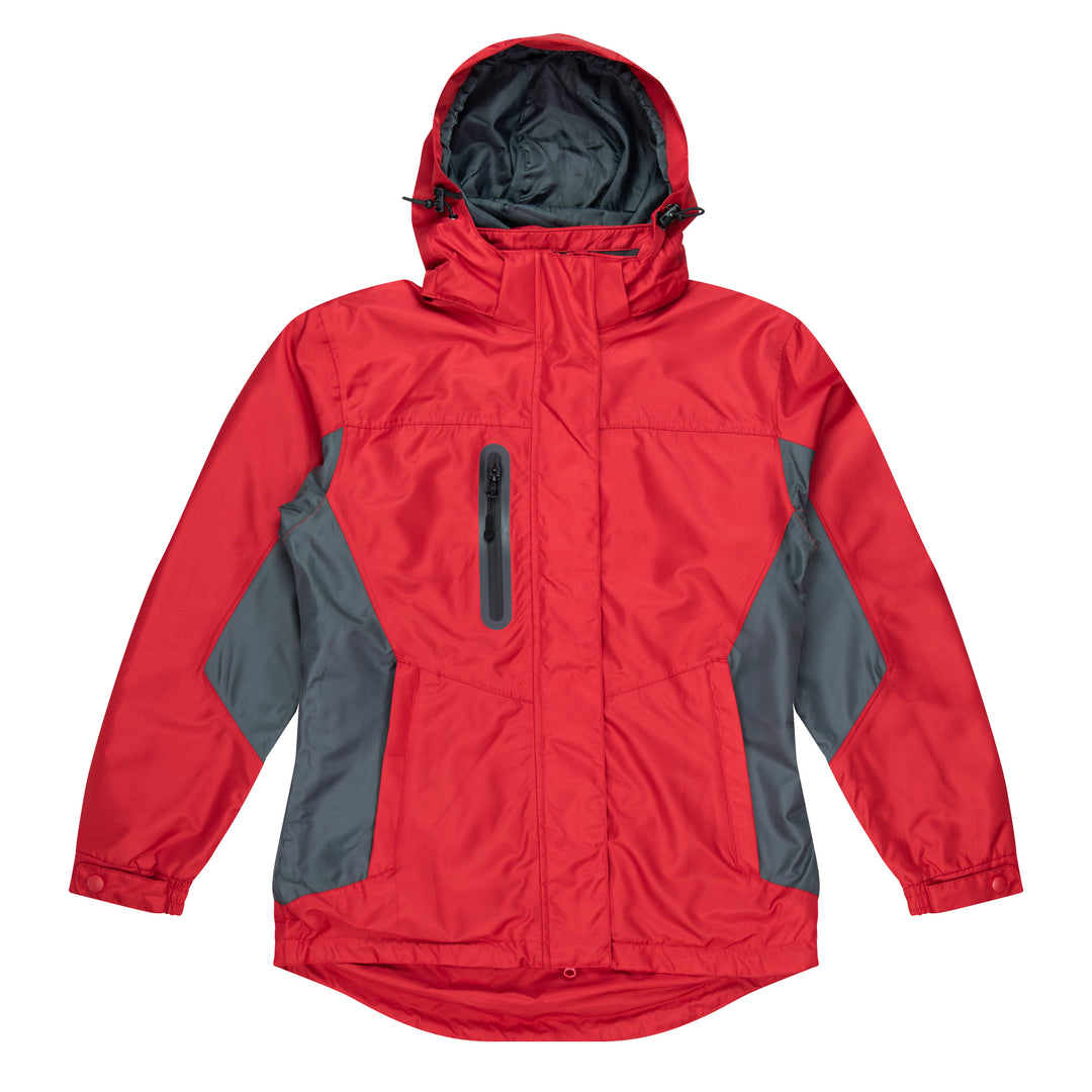 2516 - Aussie Pacific - Sheffield Ladies Jacket Red/Slate