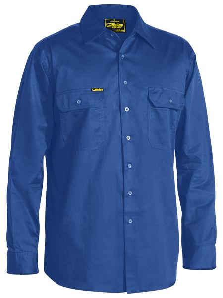 BS6893 - Bisley - Cool lightweight Drill Shirt Royal