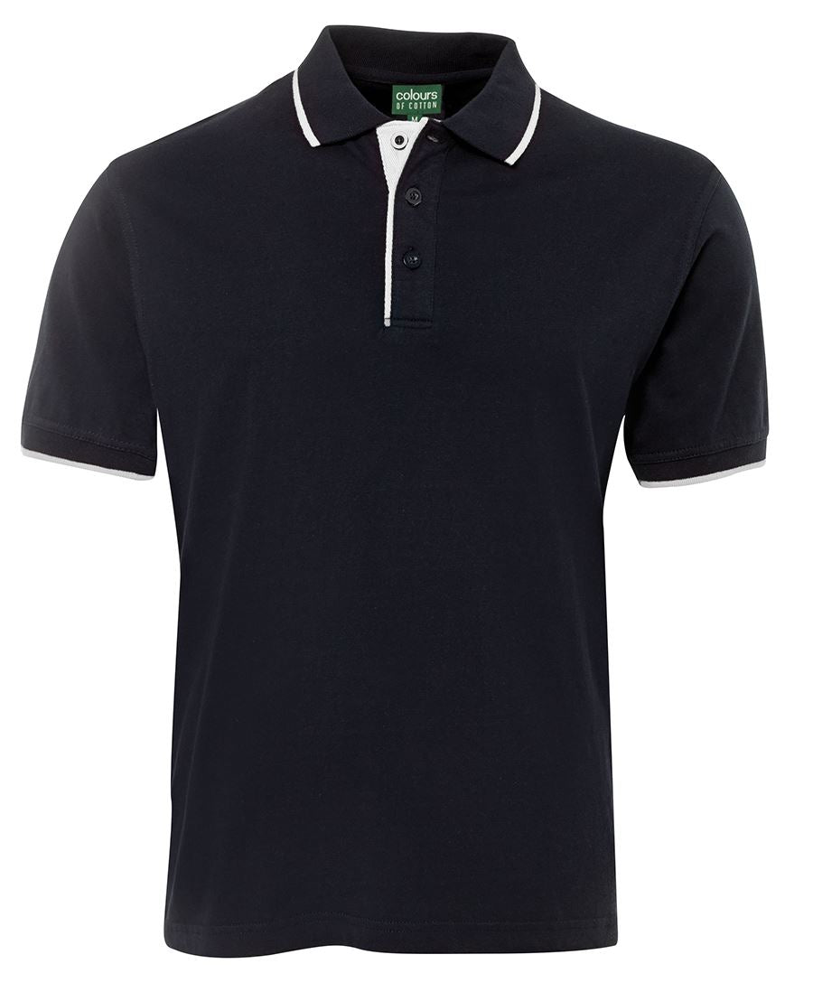 2CT - JB's Wear - Tipping Polo (100% Cotton) Navy/White