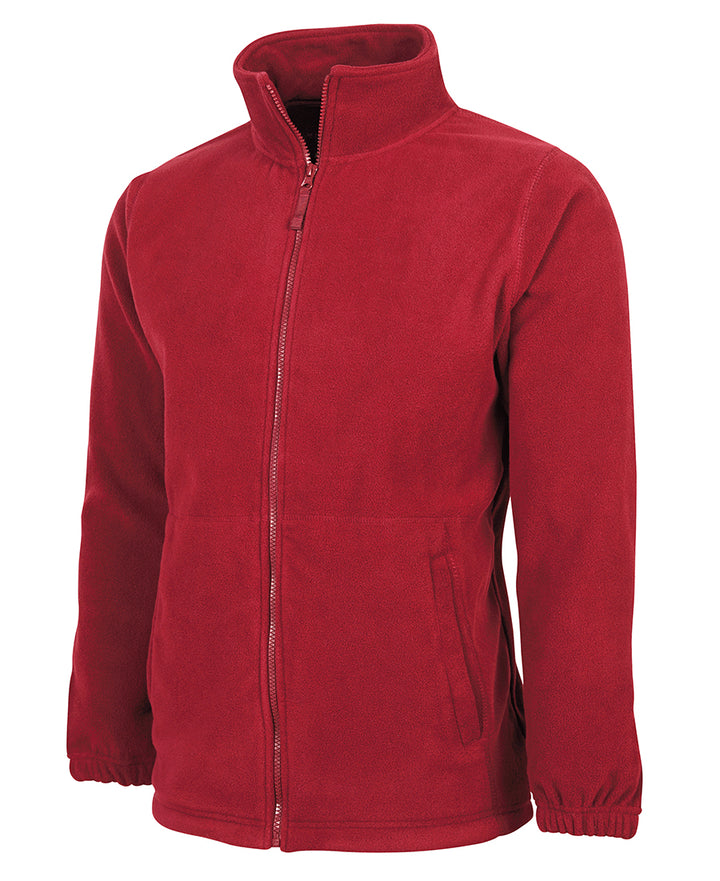 3FJ - JB's Wear - Adults Full Zip Polar 290gsm - Dark Red