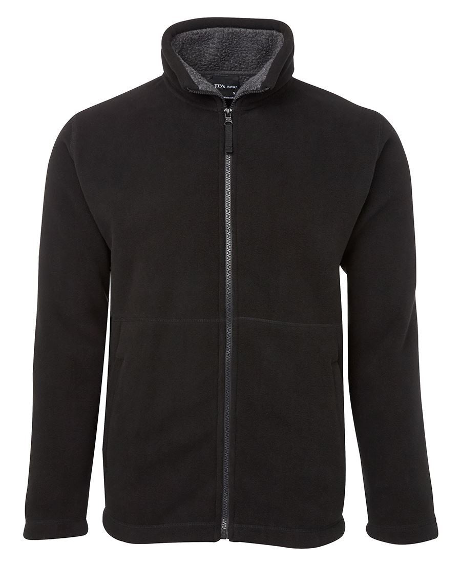 3JS - JB's Wear - Shepherd Jacket - Polar Micro Fleece outer - Shepherd Fleece lined - Black & Grey