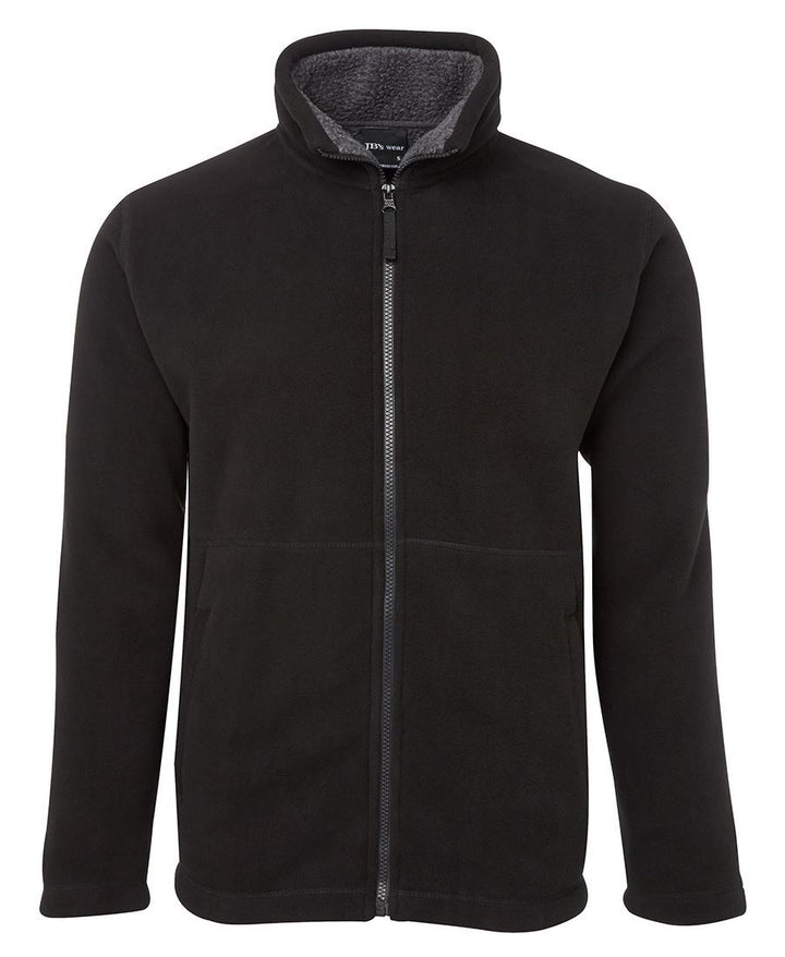3JS - JB's Wear - Shepherd Jacket - Polar Micro Fleece outer - Shepherd Fleece lined - Black & Grey