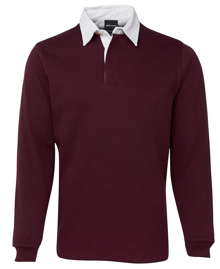 3R - JB's Wear - Rugby Shirt Maroon/White