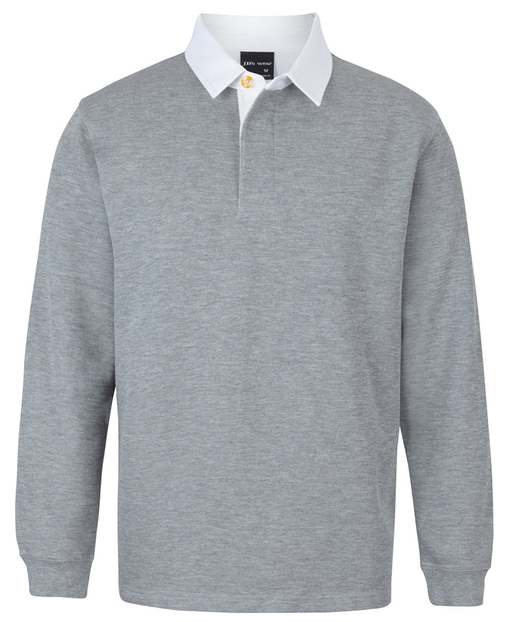 3R - JB's Wear - Rugby Shirt Grey Marle/White