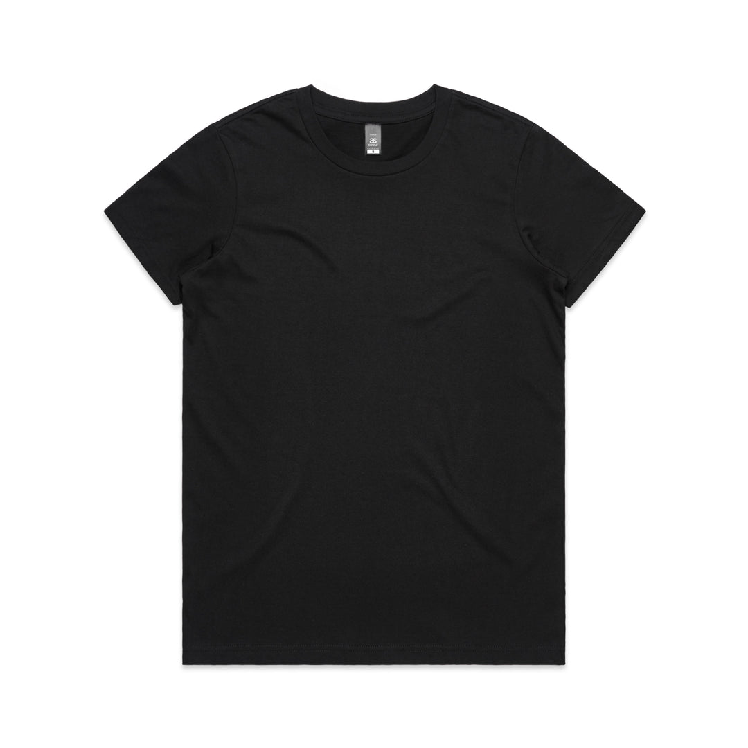 4001 - AS Colour - Womens Maple Tee Black