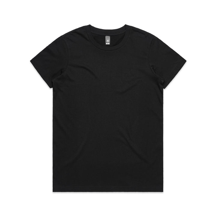 4001 - AS Colour - Womens Maple Tee Black