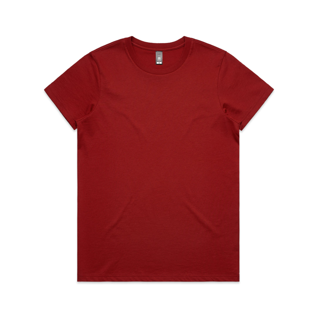 4001 - AS Colour - Womens Maple Tee Cardinal