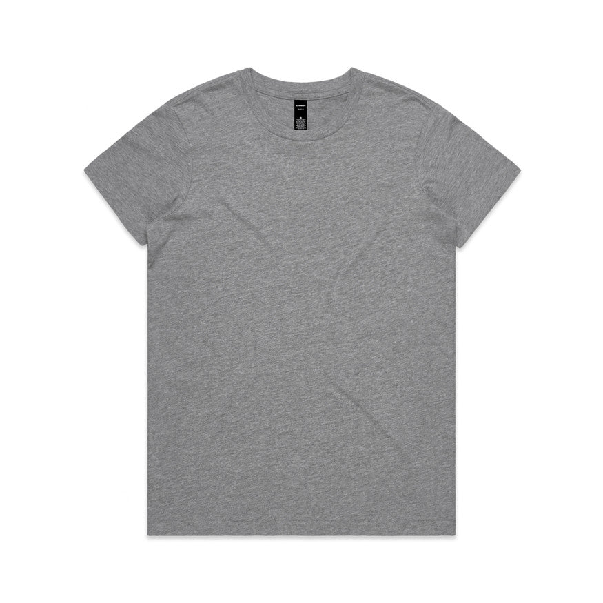 4001 - AS Colour - Womens Maple Tee Grey Marle