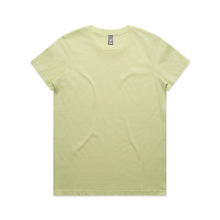 4001 - AS Colour - Womens Maple Tee - Light & Bright Colours