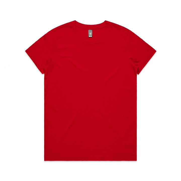 4001 - AS Colour - Womens Maple Tee - Light & Bright Colours