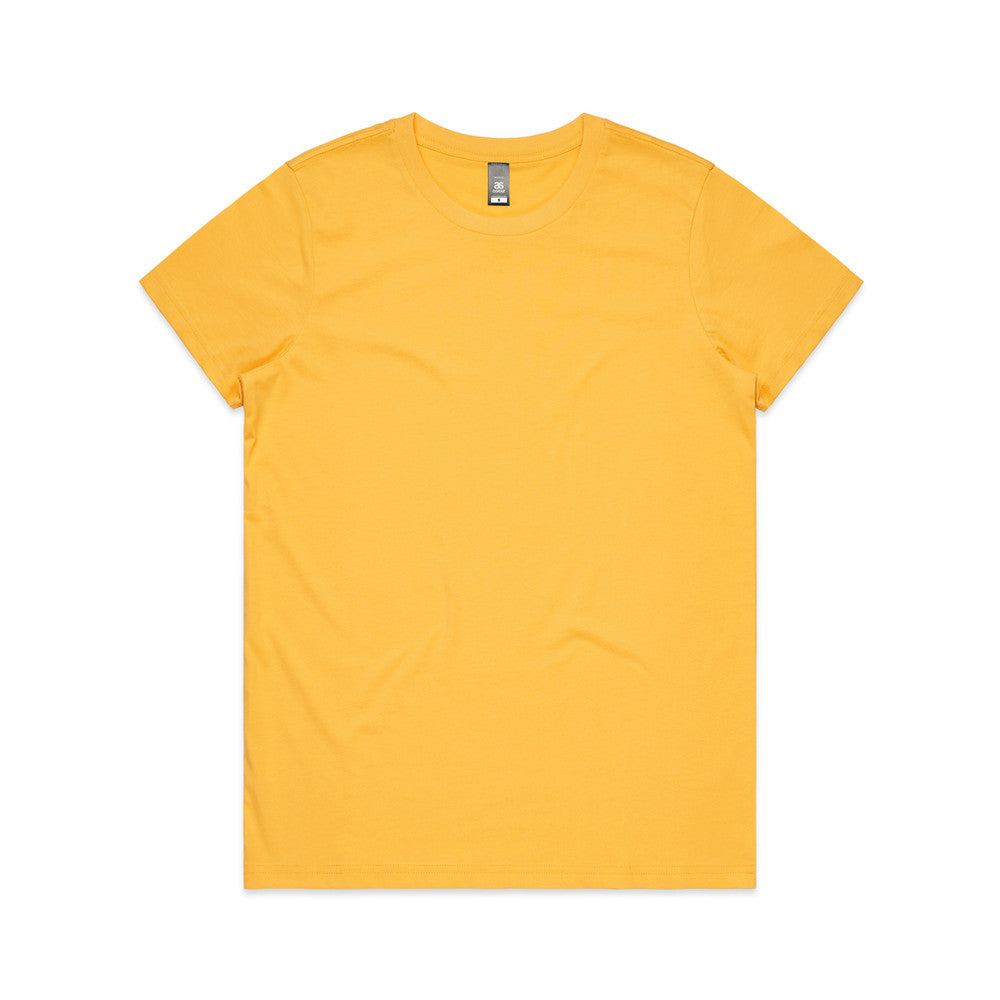 4001 - AS Colour - Womens Maple Tee - Light & Bright Colours