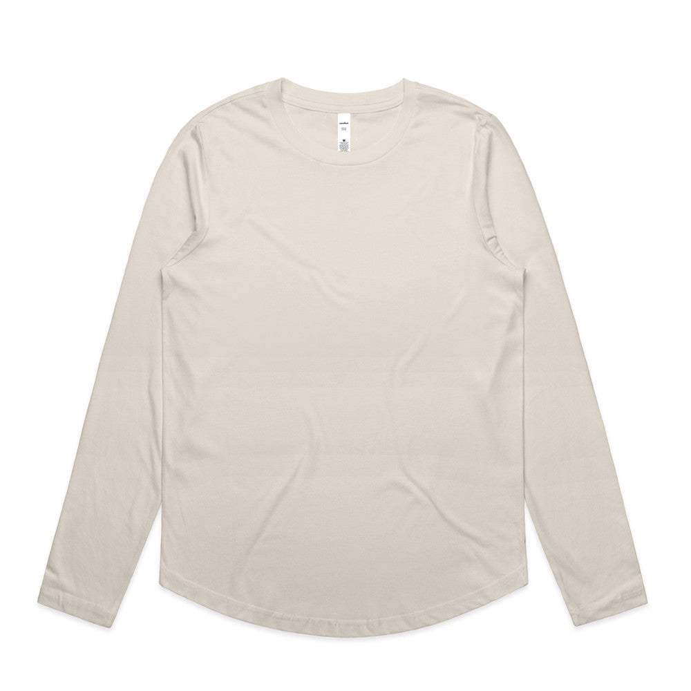 4021 - AS Colour - Wo's Maple Curve L/S Bone