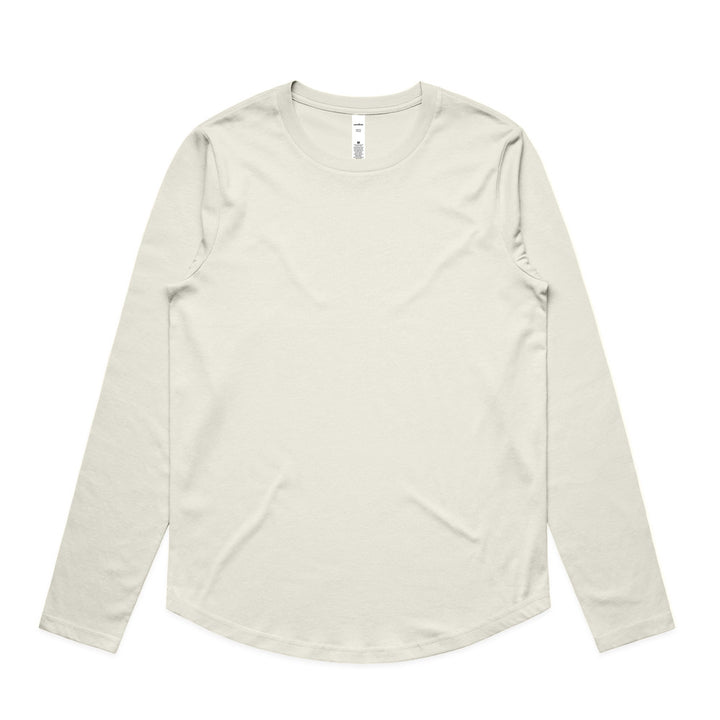 4021 - AS Colour - Wo's Maple Curve L/S Ecru