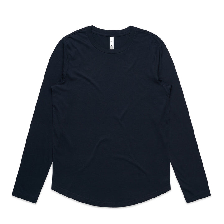 4021 - AS Colour - Wo's Maple Curve L/S Navy