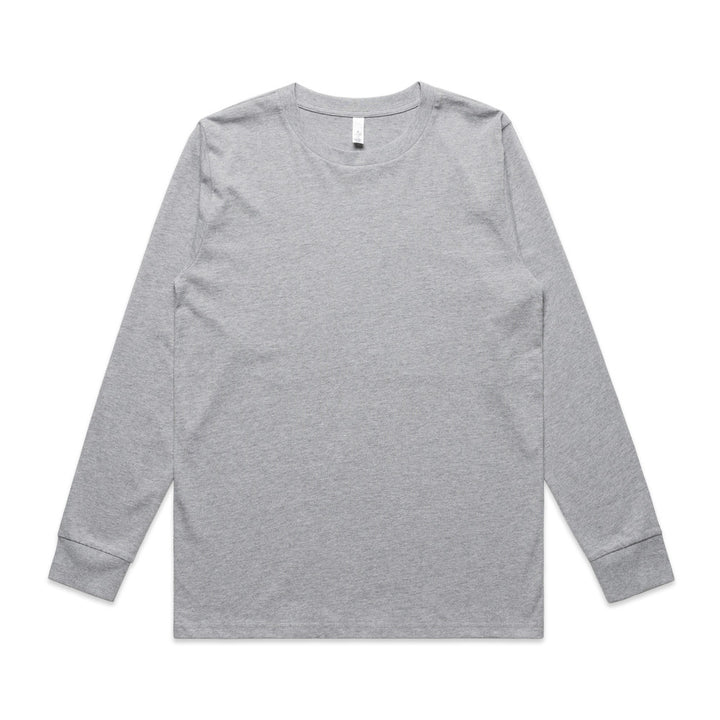 4073 - AS Colour - Wo's Classic L/S Tee Grey Marle