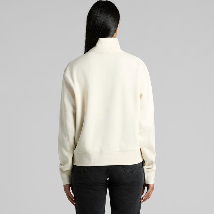 4125 - AS Colour - Women's Stencil Half Zip Crew Sweat 350gsm