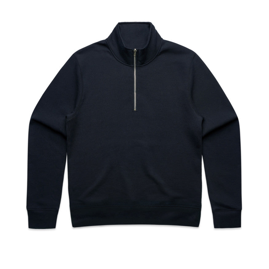 4125 - AS Colour - Women's Stencil Half Zip Crew Sweat 350gsm Navy