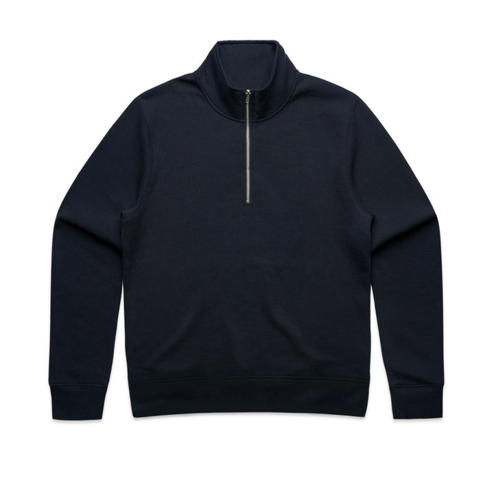 4125 - AS Colour - Women's Stencil Half Zip Crew Sweat 350gsm Navy