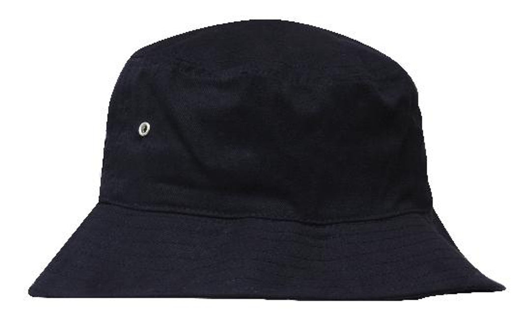 4223 - Headwear - Brushed Sports Twill Bucket Hat with sandwich trim options