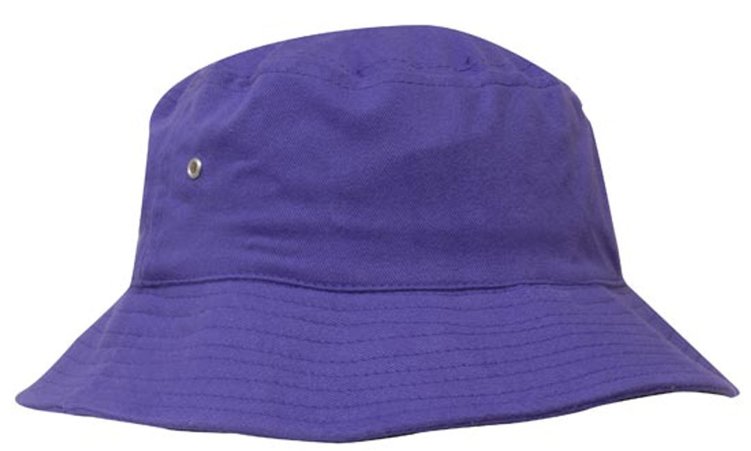 4223 - Headwear - Brushed Sports Twill Bucket Hat with sandwich trim options