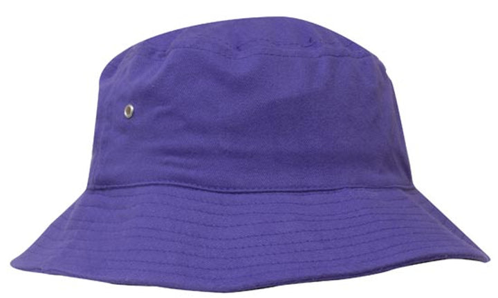 4223 - Headwear - Brushed Sports Twill Bucket Hat with sandwich trim options