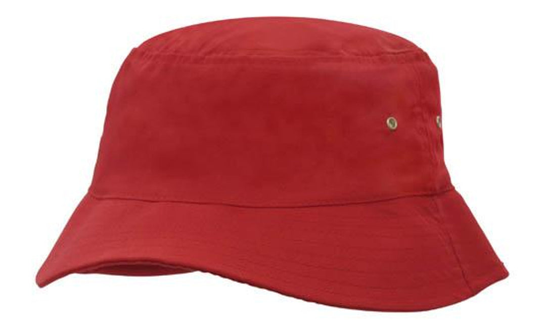 4223 - Headwear - Brushed Sports Twill Bucket Hat with sandwich trim options