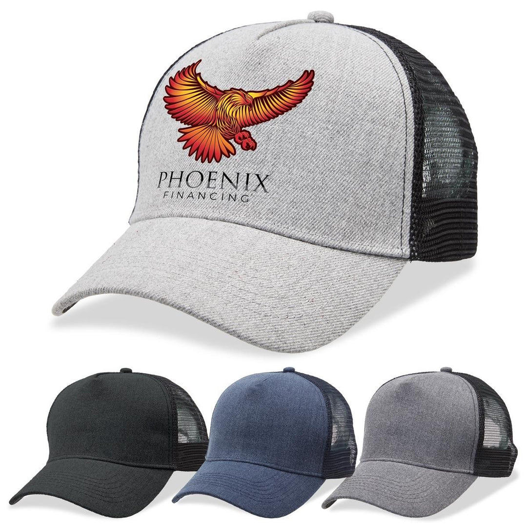 4395 - Legend Life - Heathered Mesh Trucker